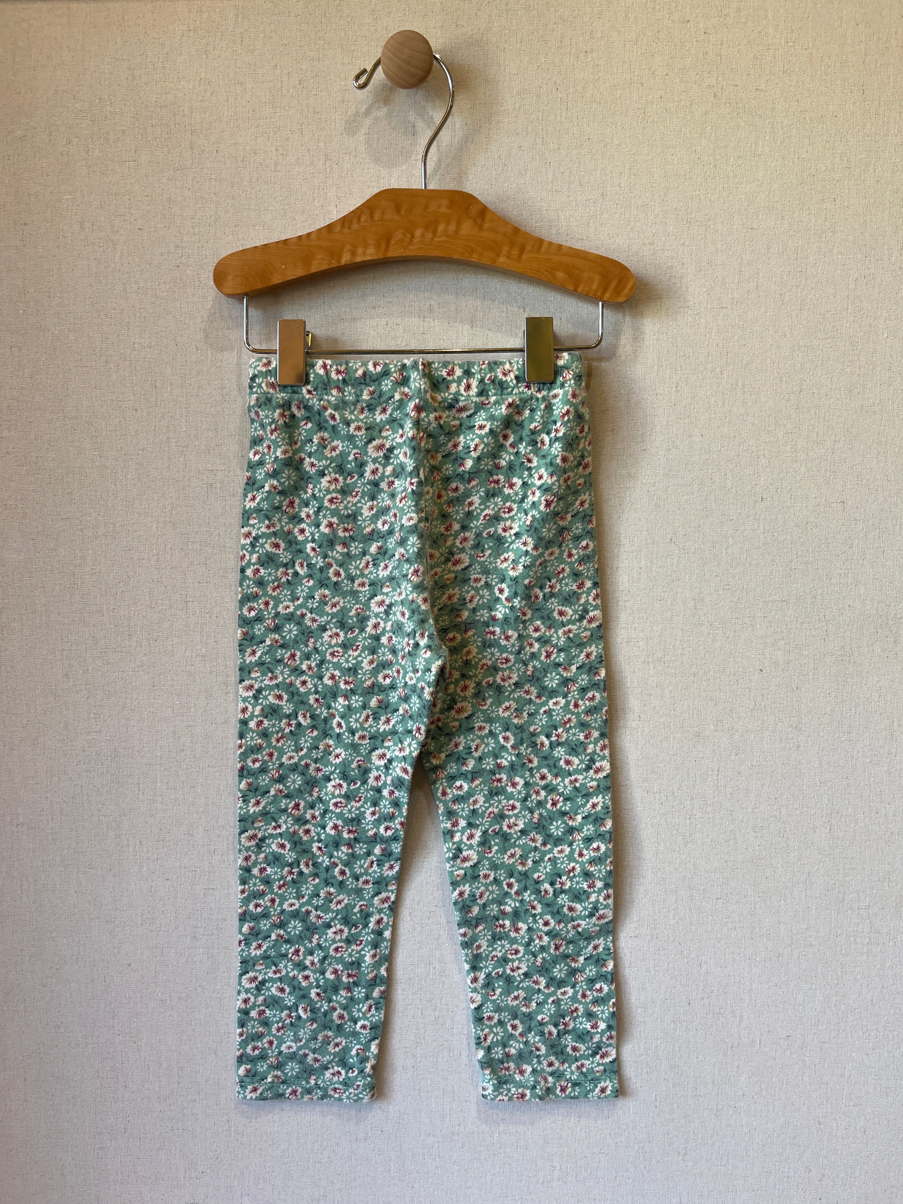 Vintage Jumbles Teal Floral Legging