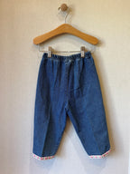 Vintage Grace-Glory Flower Trim Jeans