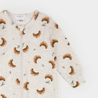 LunaKnit Croissant Zipper Footie