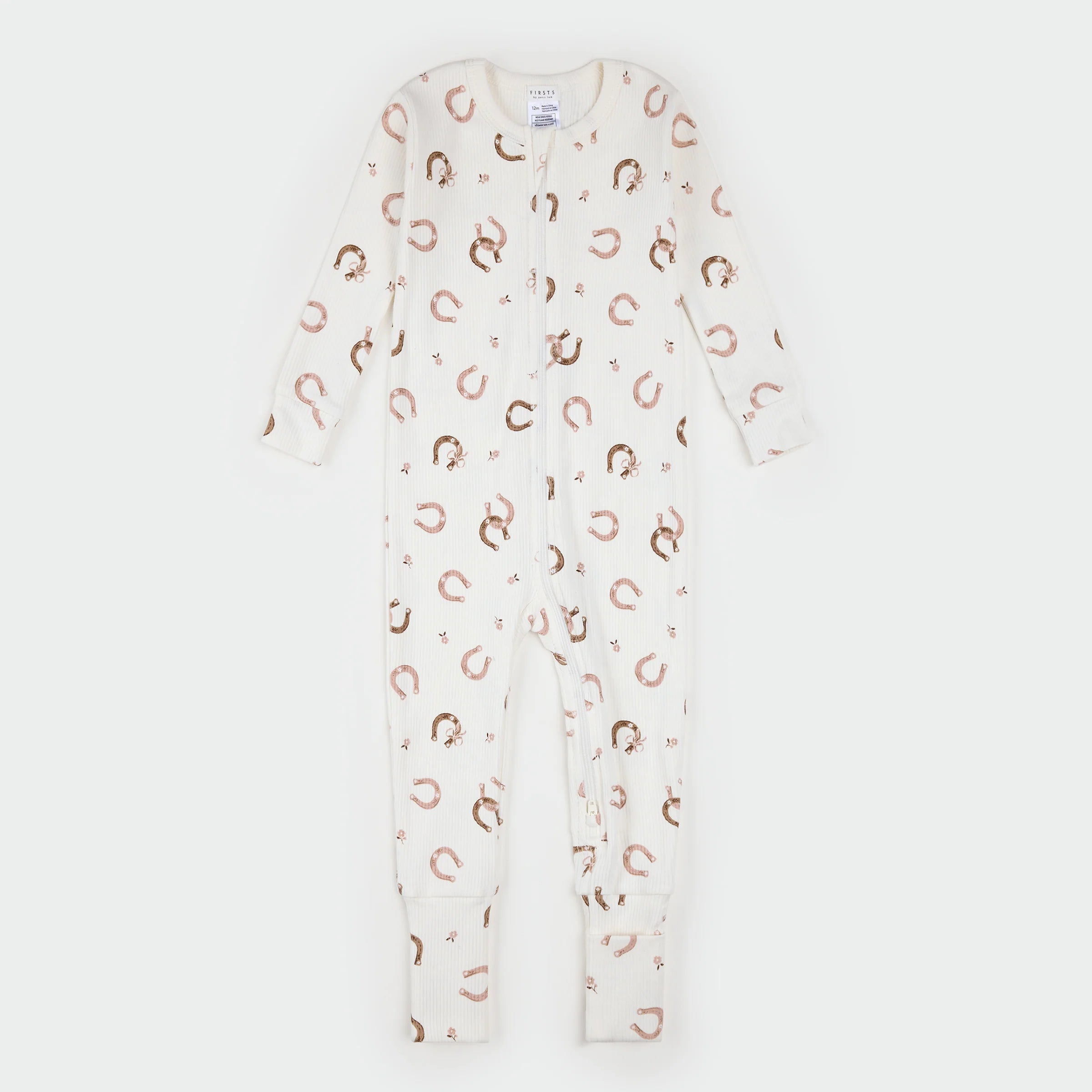 Ribbed Horseshoe Convertible Zipper Sleeper