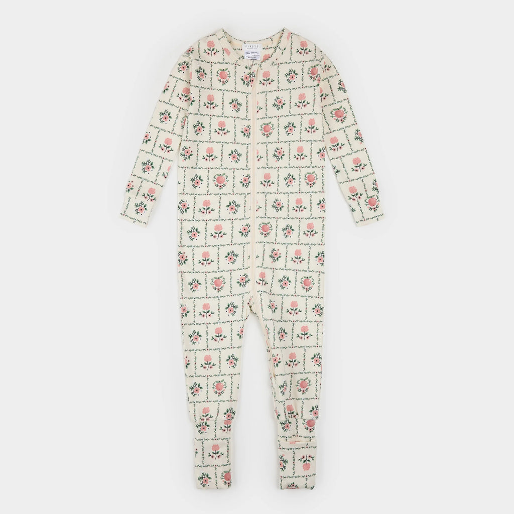 LunaKnit Orchard Blooms Convertible Zipper Sleeper