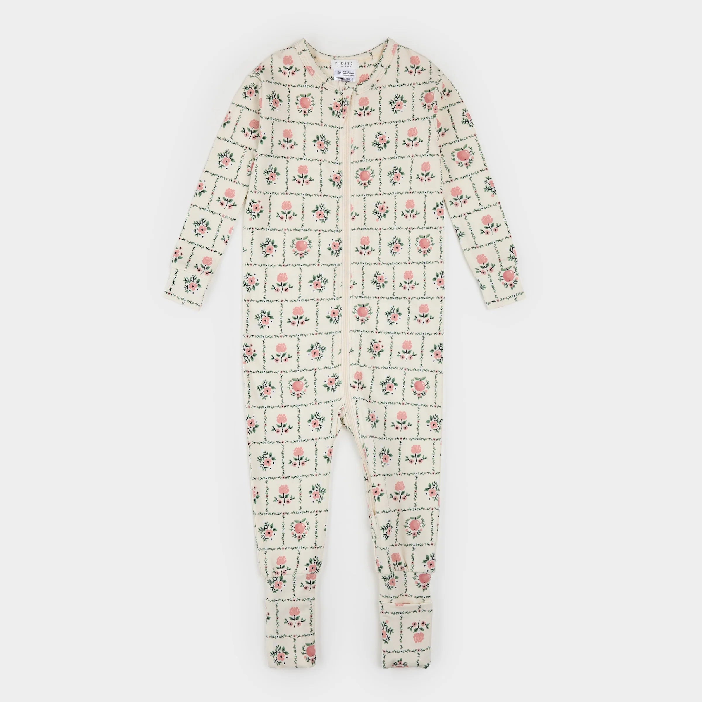 LunaKnit Orchard Blooms Convertible Zipper Sleeper