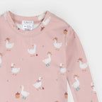 LunaKnit Dress-Up Duck Pajama Set