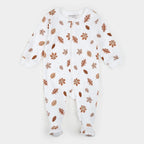 Falling Foliage Zipper Footie