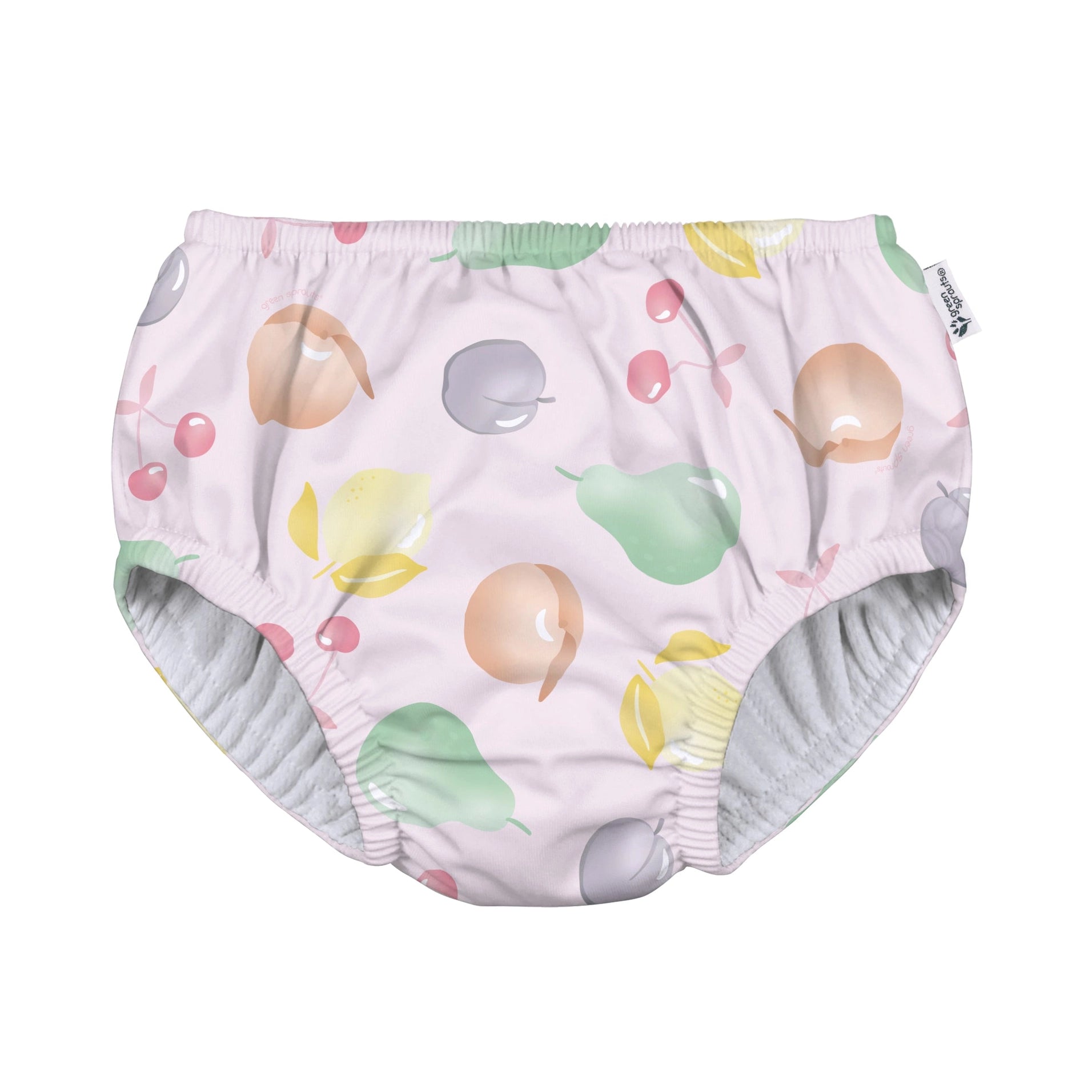 Pull-Up Swim Diaper - Light Pink Fruit
