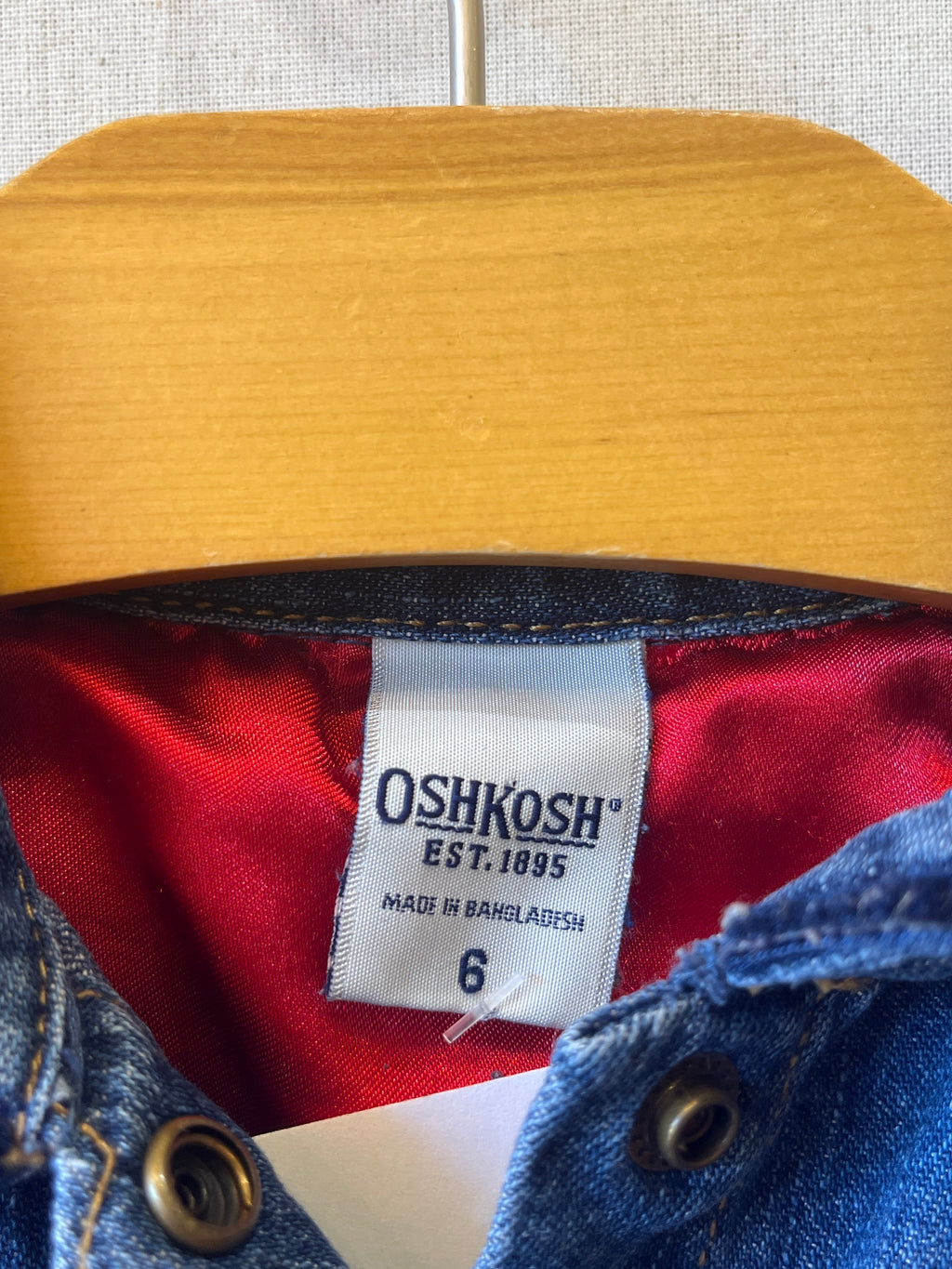 Vintage OshKosh Denim Flower Dress