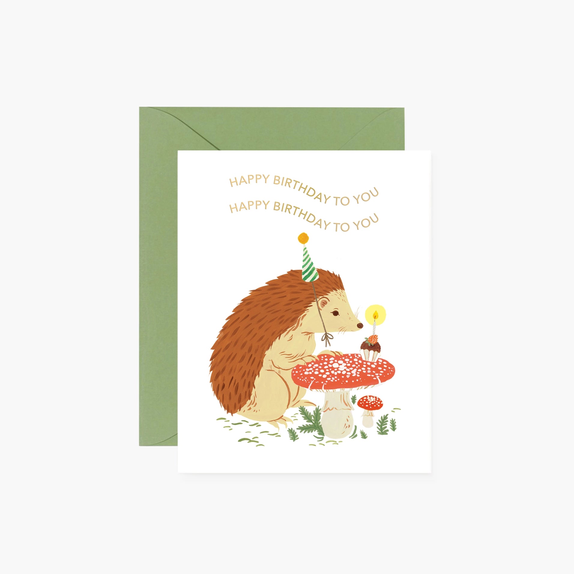 Happy Birthday To You Hedgehog Card