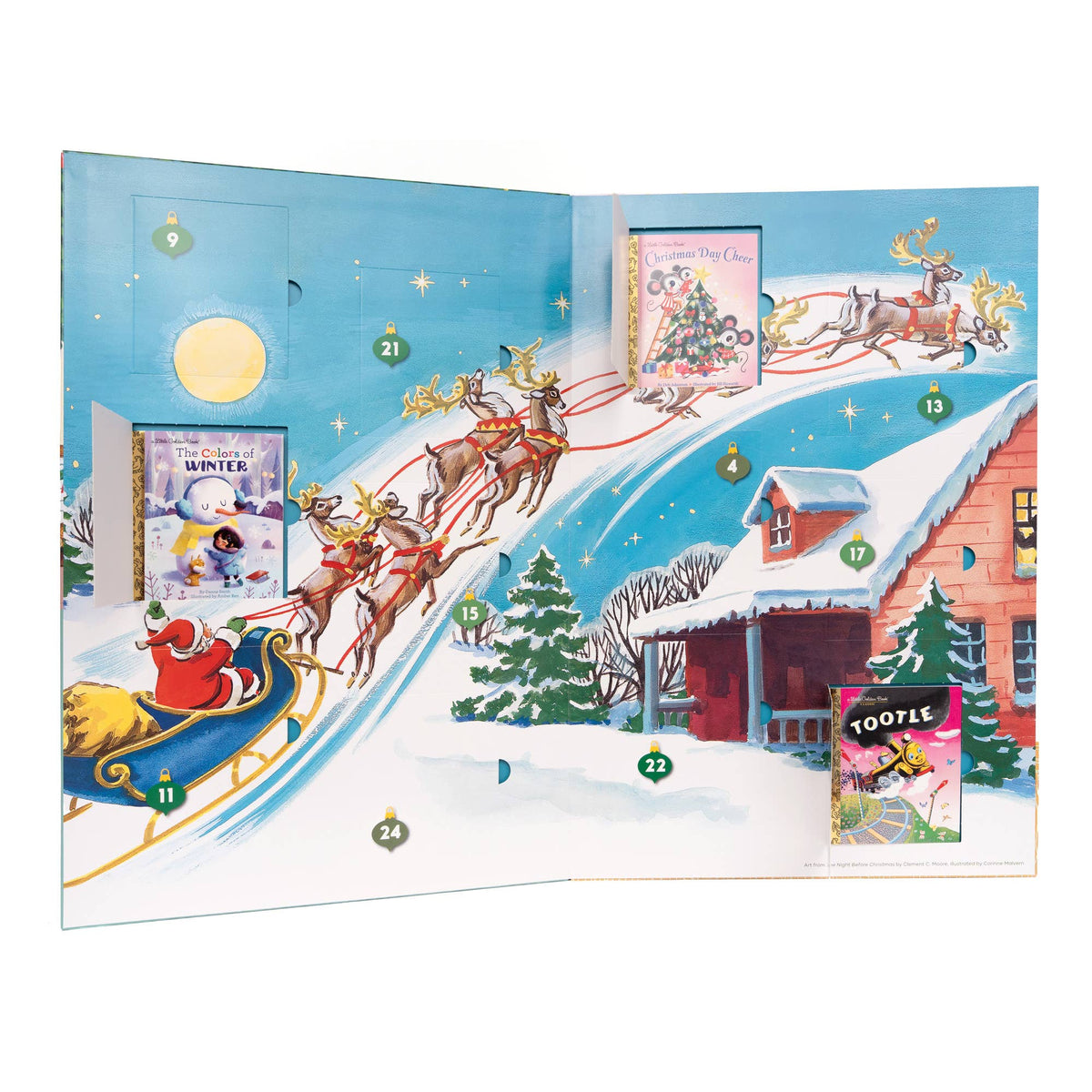 Little Golden Books Advent Calendar: Countdown to Christmas
