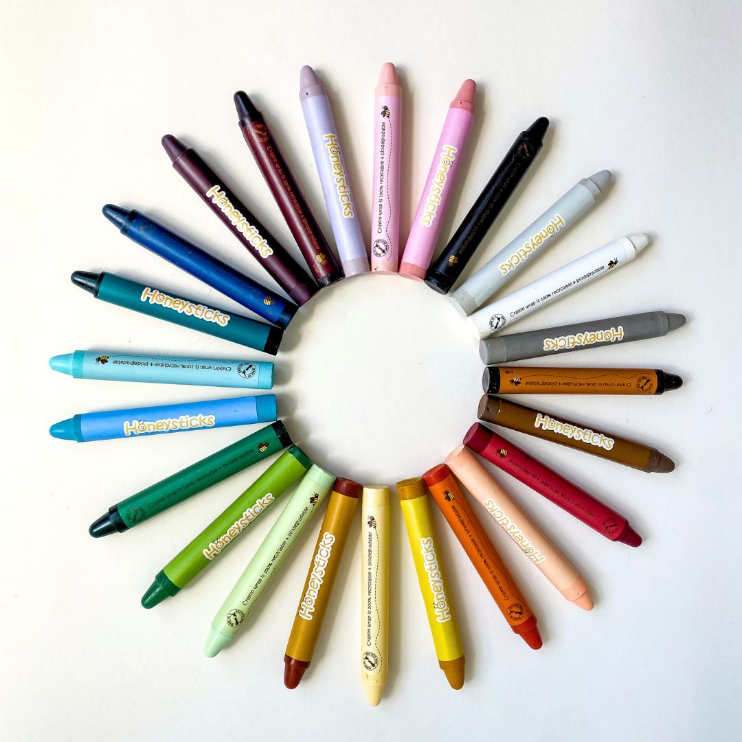 Beeswax Jumbo Crayon Pack (set of 24)