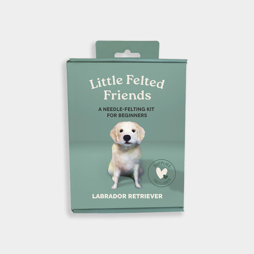 Little Felted Friends: Labrador Retriever Needle-Felting Kit