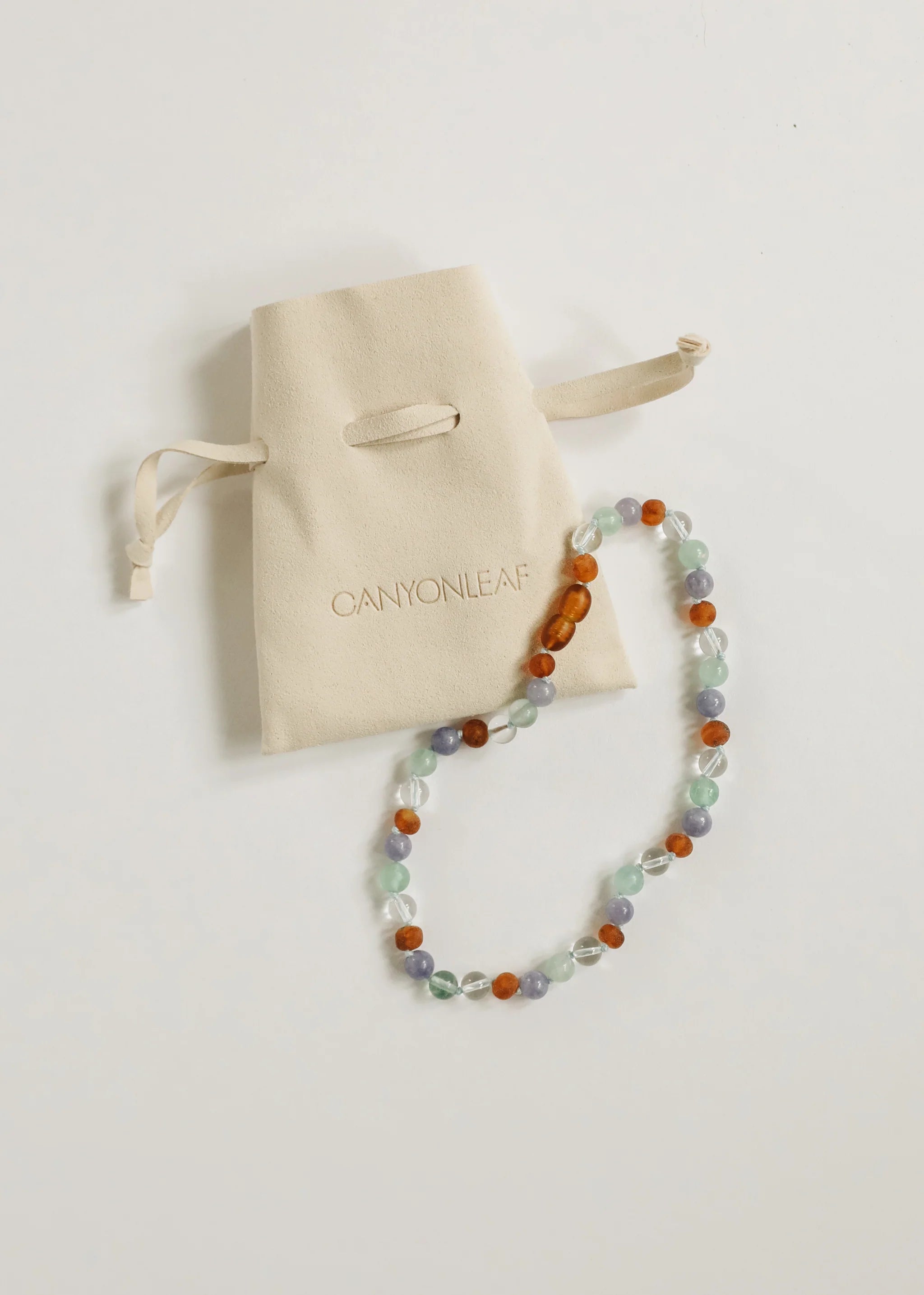 Baltic Sea Amber + Natural Gemstone Necklace