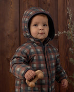 Midnight Check Cedar Puffer Suit