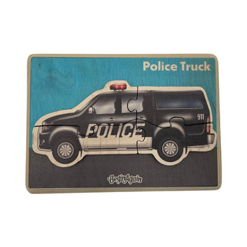 Police Truck Emergency Vehicle Puzzle