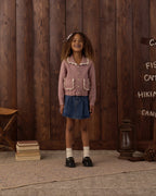 Rosewood Collared Cardigan