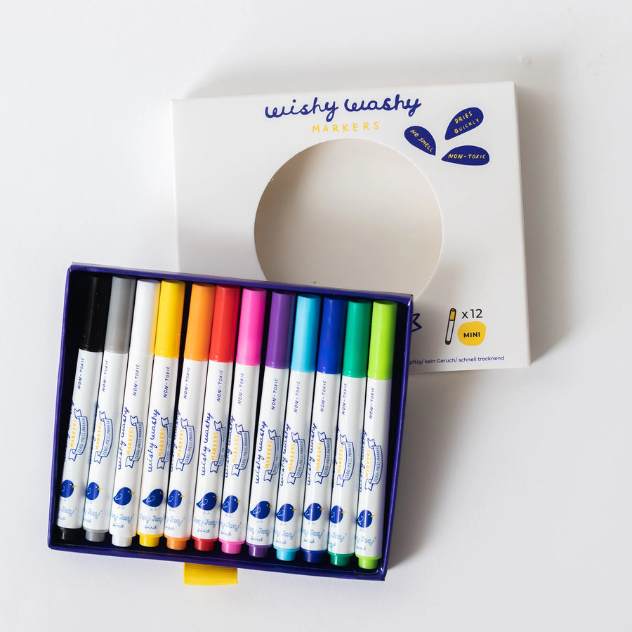 Wishy Washy Markers Mini - Set of 12