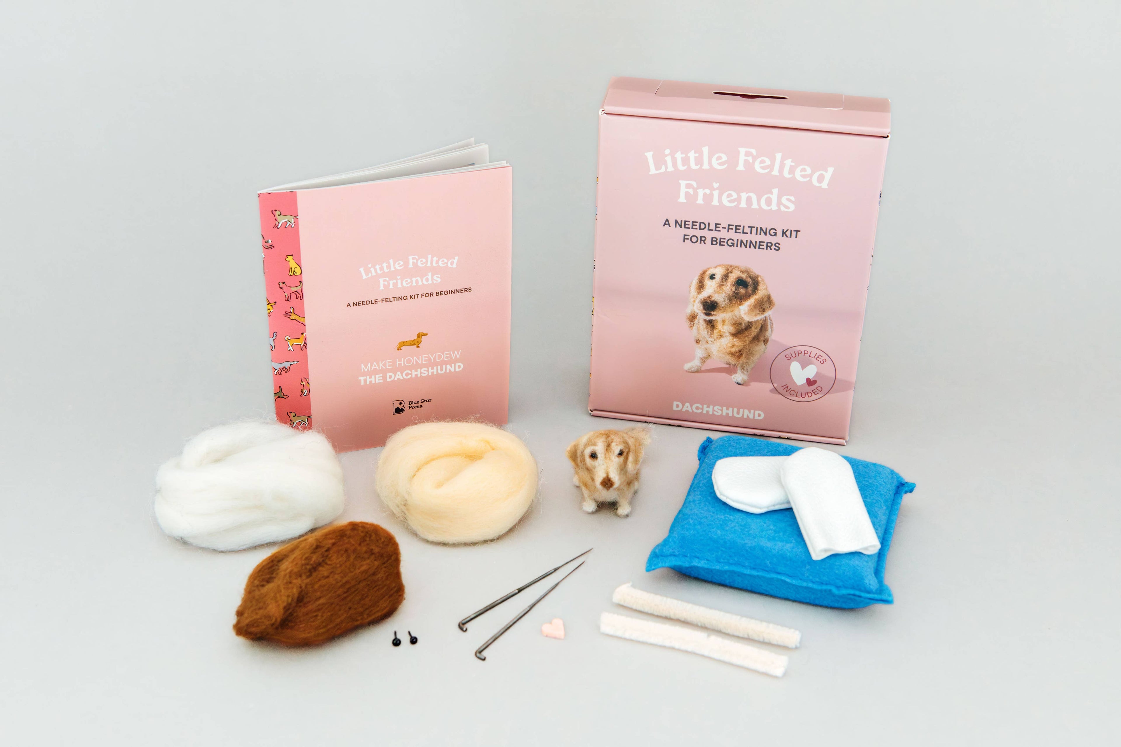 Little Felted Friends: Dachshund (A Needle-Felting Kit)