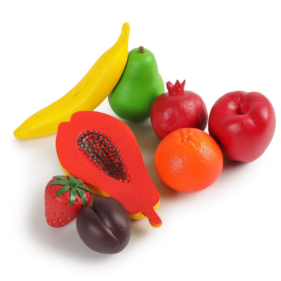 Natural Rubber Foam Realistic Fruits (Set of 8)