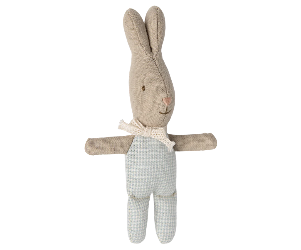 Light Blue Check My Rabbit