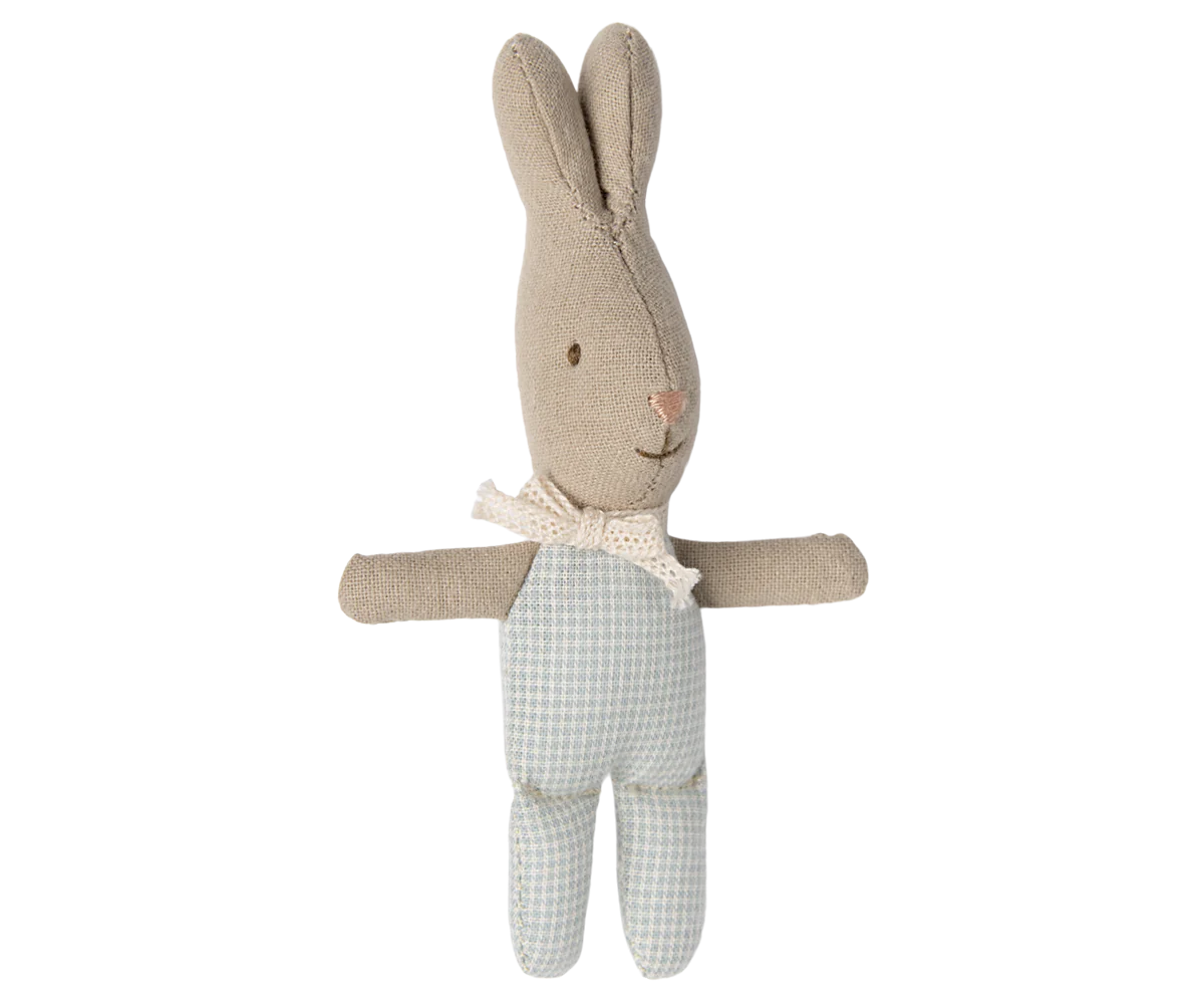 Light Blue Check My Rabbit