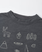 Let's Go Camping Raw Edge Tee
