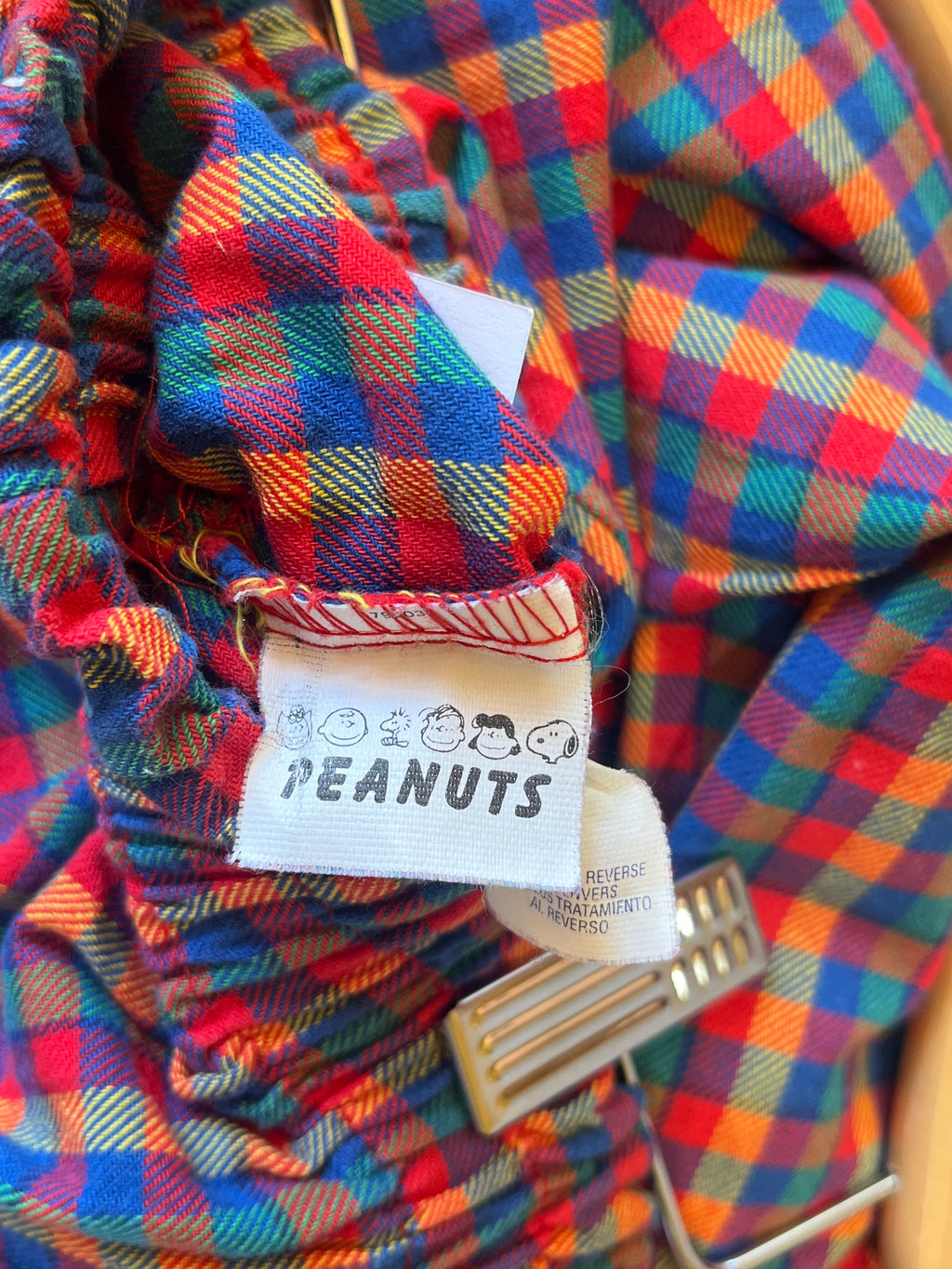 Vintage Peanuts Multi Plaid Pants