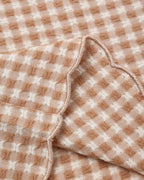 Fawn Gingham Wide Leg Pant