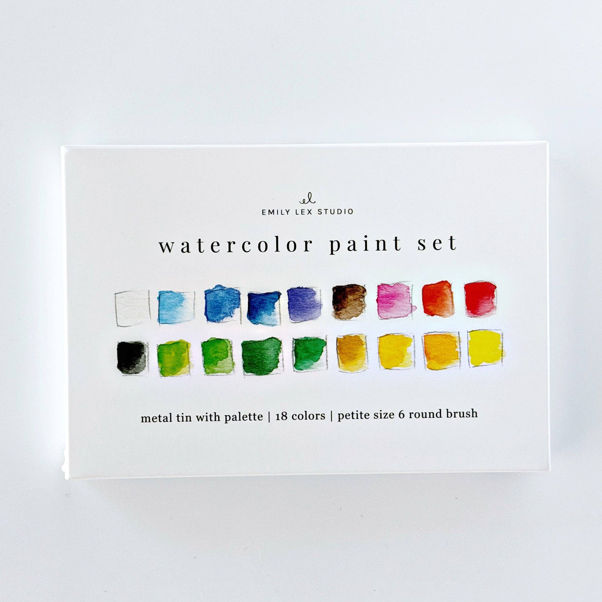 18 Color Watercolor Paint Set