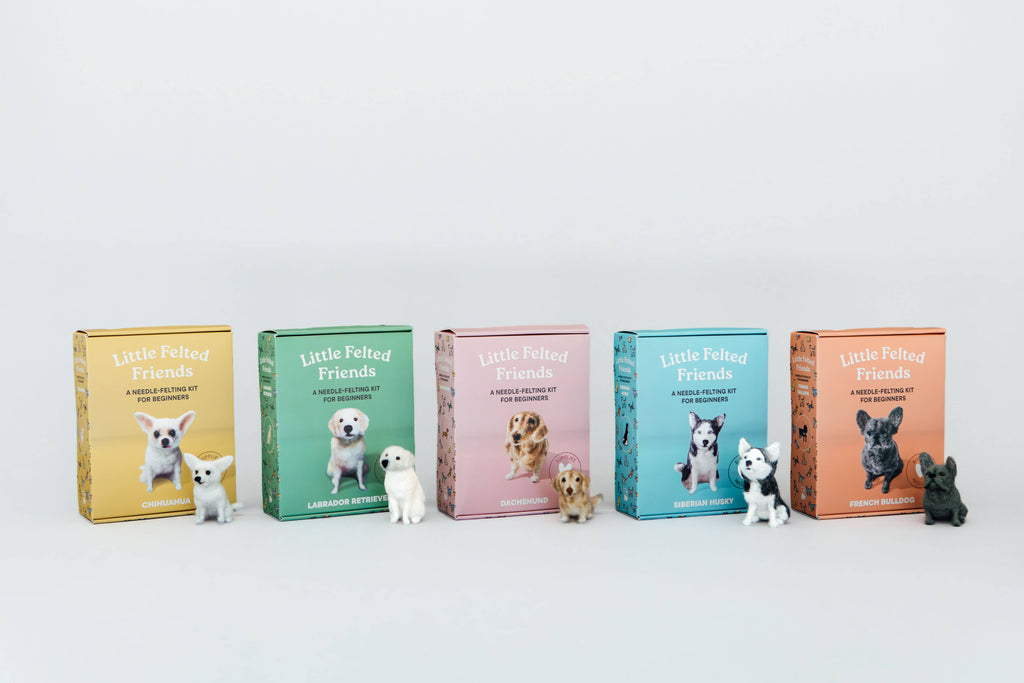 Little Felted Friends: Labrador Retriever Needle-Felting Kit
