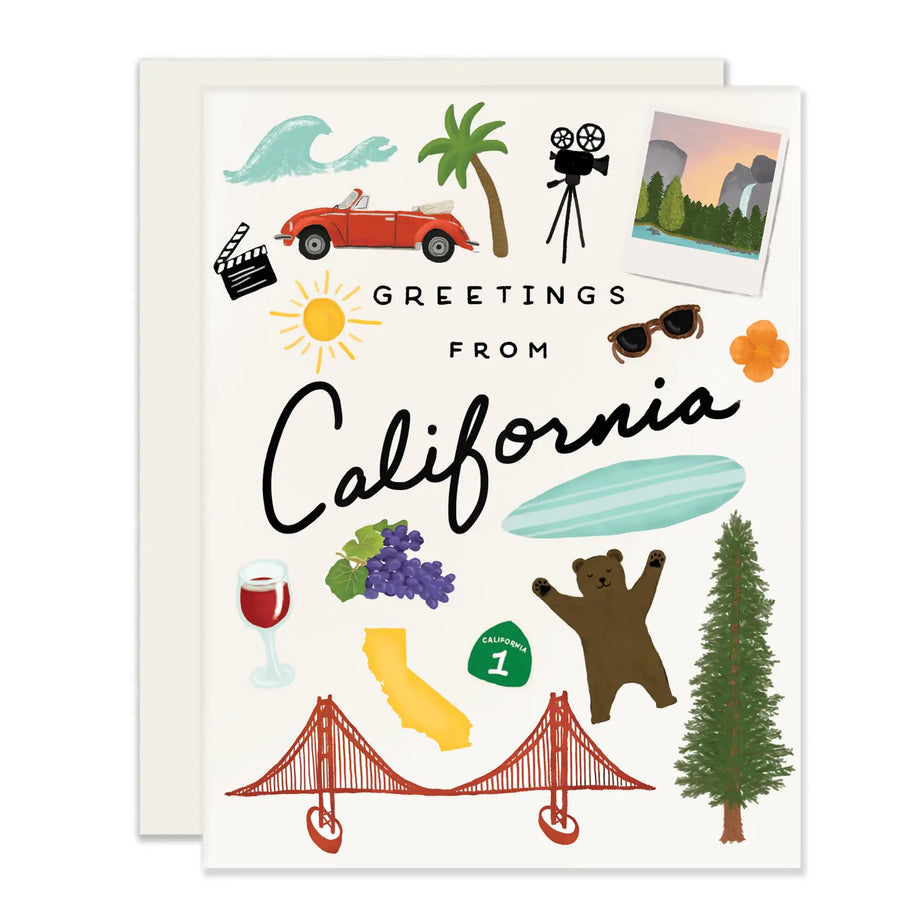 California Greetings Card