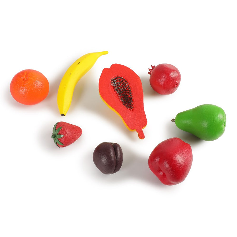 Natural Rubber Foam Realistic Fruits (Set of 8)