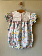 Vintage Baby Togs Tulips Puff Romper