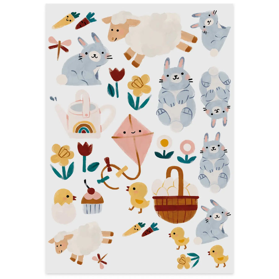 Organic Spring Animal Tattoos