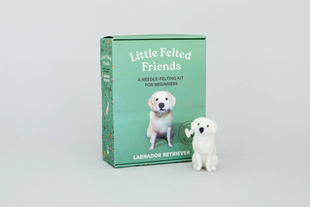 Little Felted Friends: Labrador Retriever Needle-Felting Kit