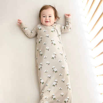 Small Khaki Magnolia Sleep Bag - 1.0 TOG
