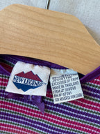 Vintage New Legends Stripe Waffle Long Sleeve
