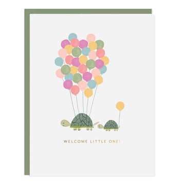 Welcome Baby Turtles Card