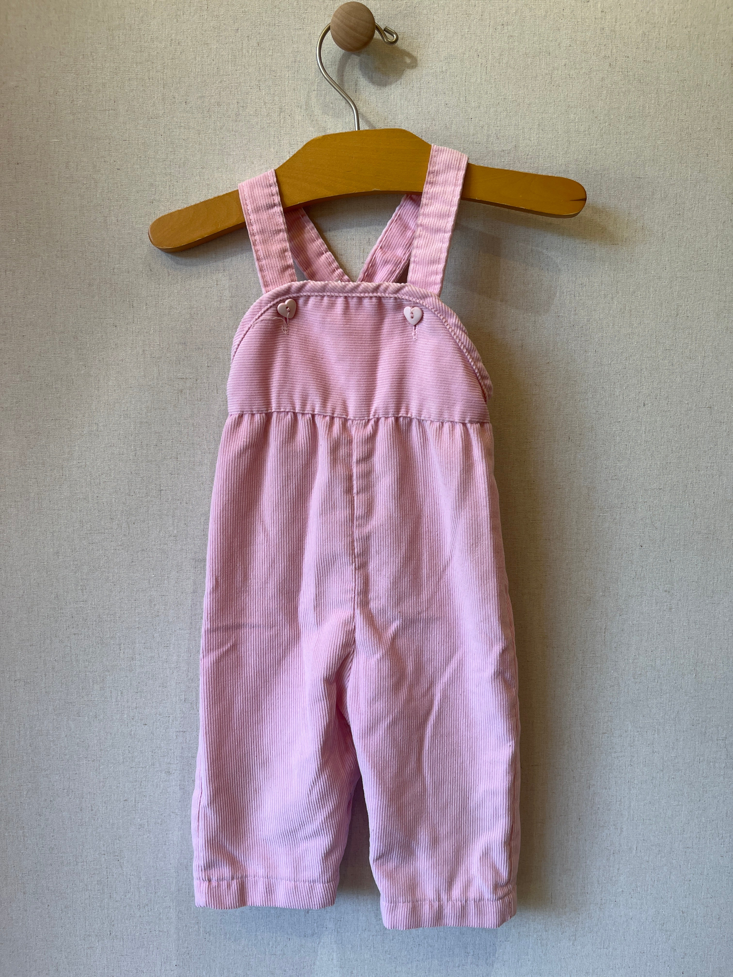 Vintage HealthTex Pink Corduroy Overalls