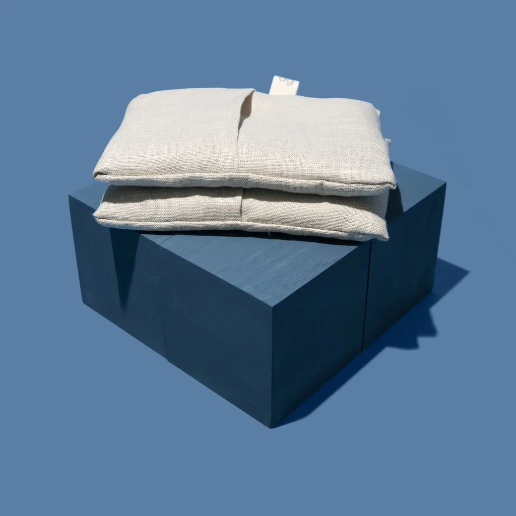 Oatmeal Linen Warm/Cold Pack Set