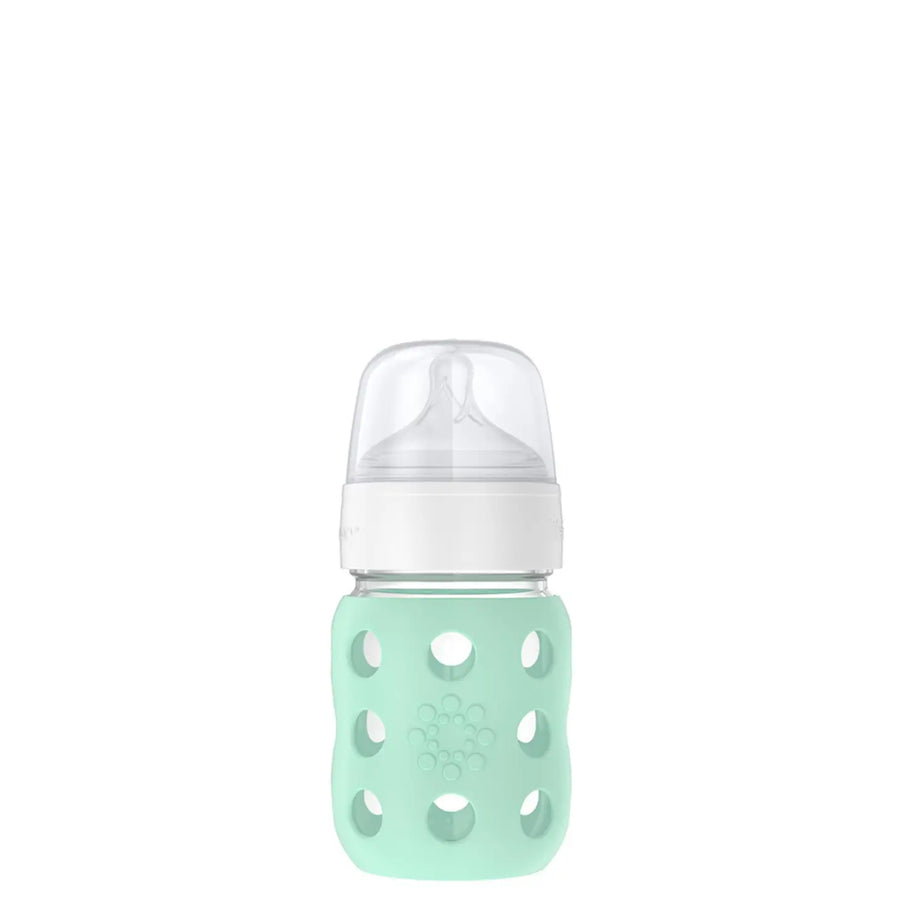 Mint 8oz Glass Baby Bottle - Stage 2