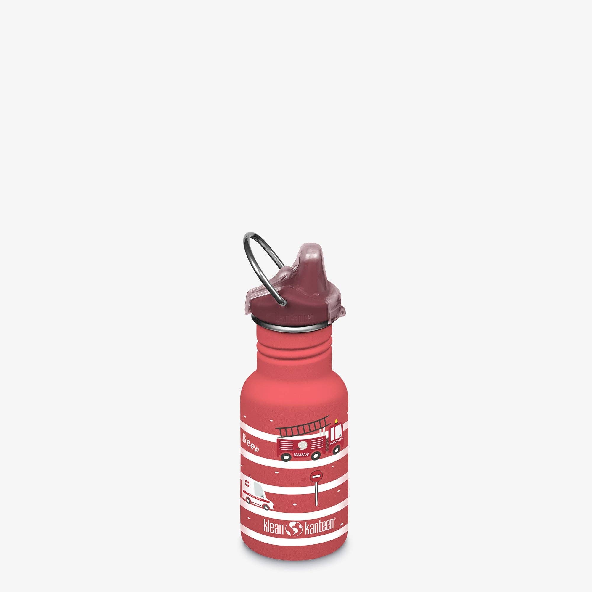 12oz Kid's Classic Sippy Water Bottle - Fire Trucks