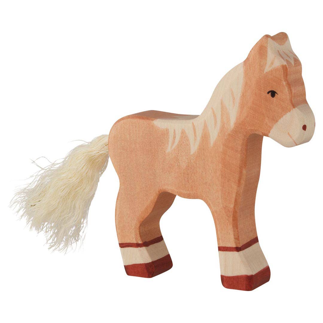 Wooden Light Brown Foal