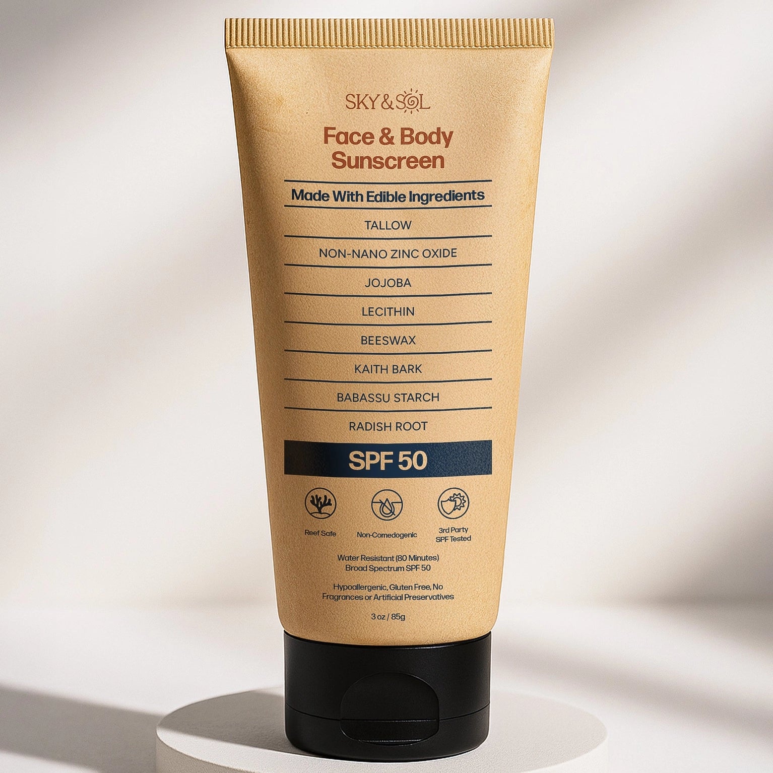 Face and Body Sunscreen Spf 50