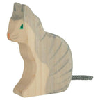 Wooden Sitting Cat