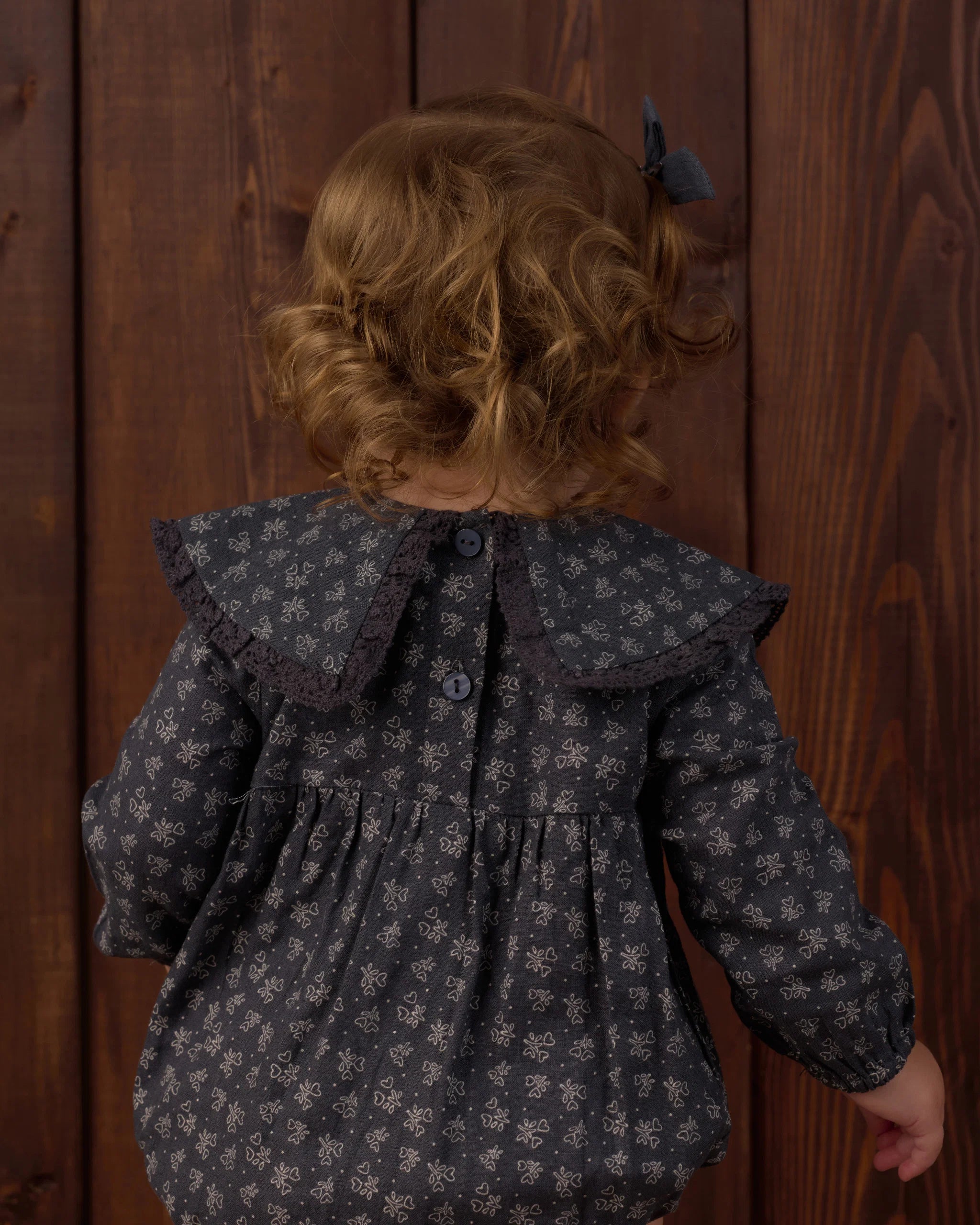 Heart Ditsy Fern Romper