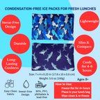 Gel Ice Packs 2-Pack - Sharks & Camouflage