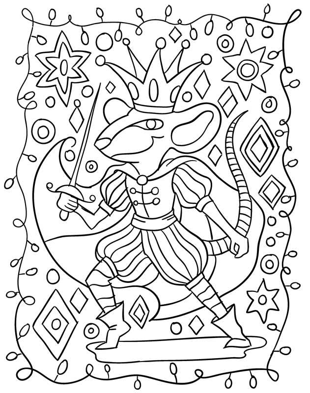 Color-Your-Own Book: The Nutcracker