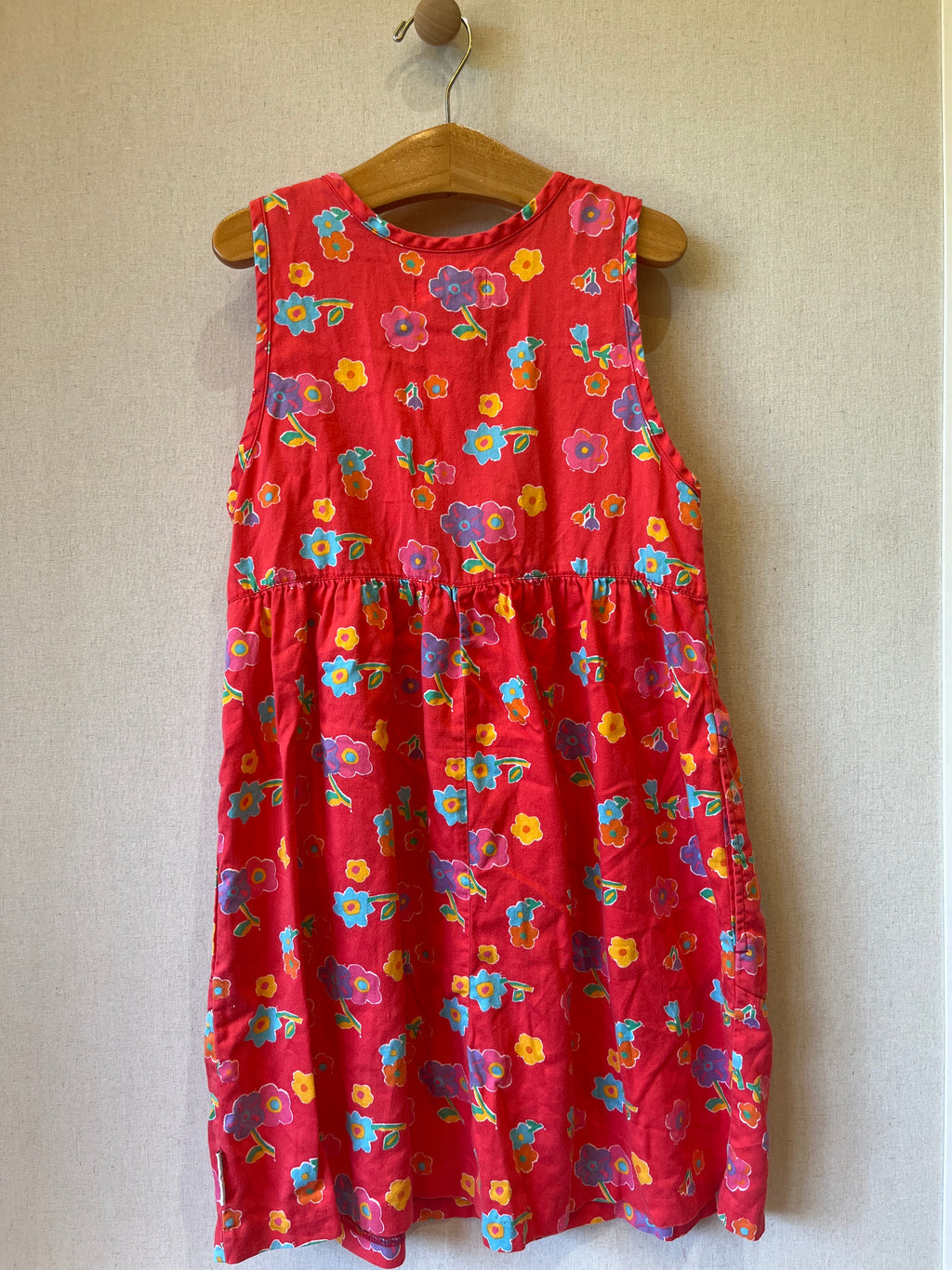 Vintage Gymboree Red Floral Sundress