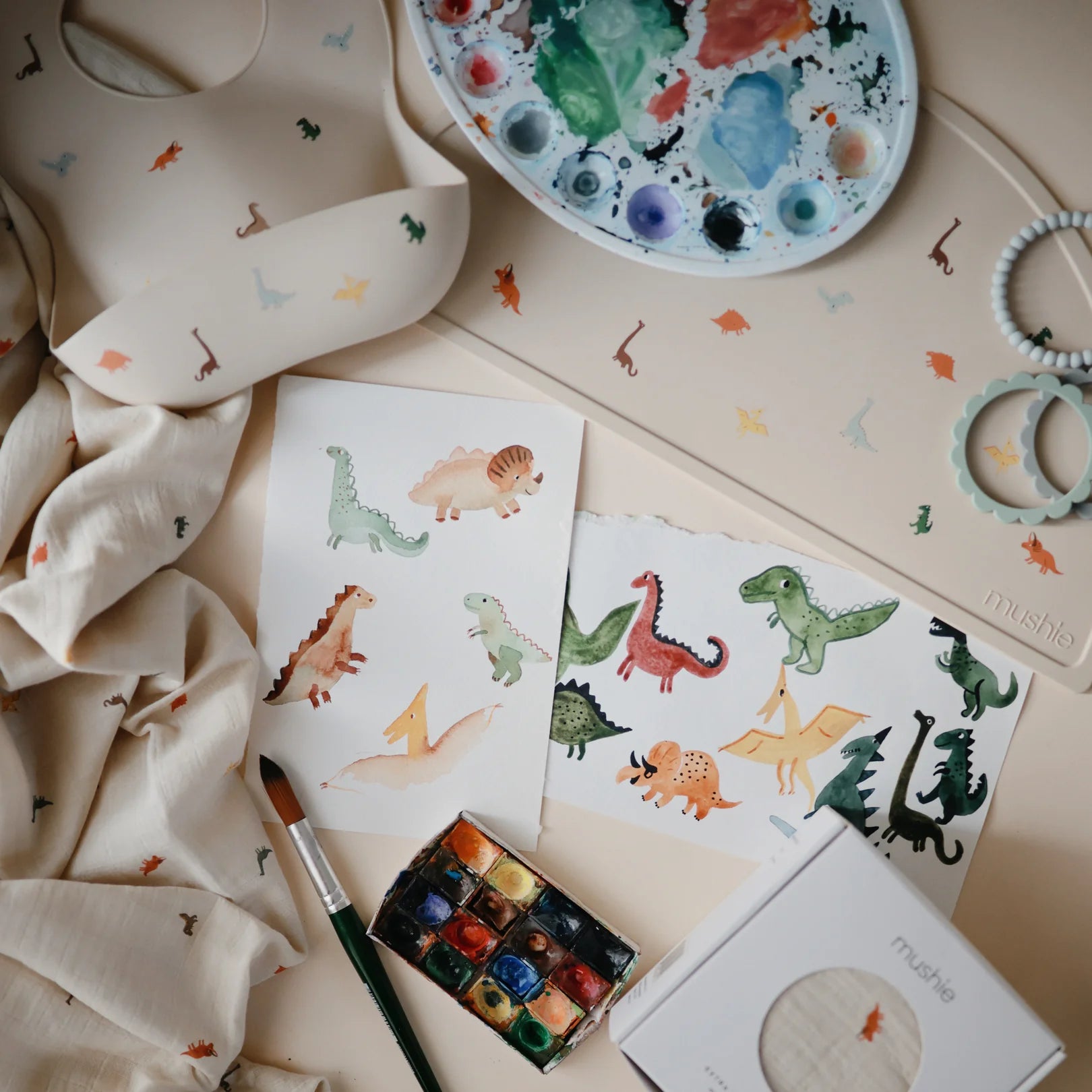 Silicone Place Mat - Dinosaurs