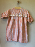 Vintage Handmade Peach Daisy Nightgown