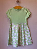 Vintage HealthTex Green Daisy Cardi Dress